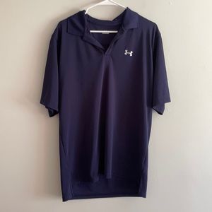 Under Armour navy blue polo men’s medium